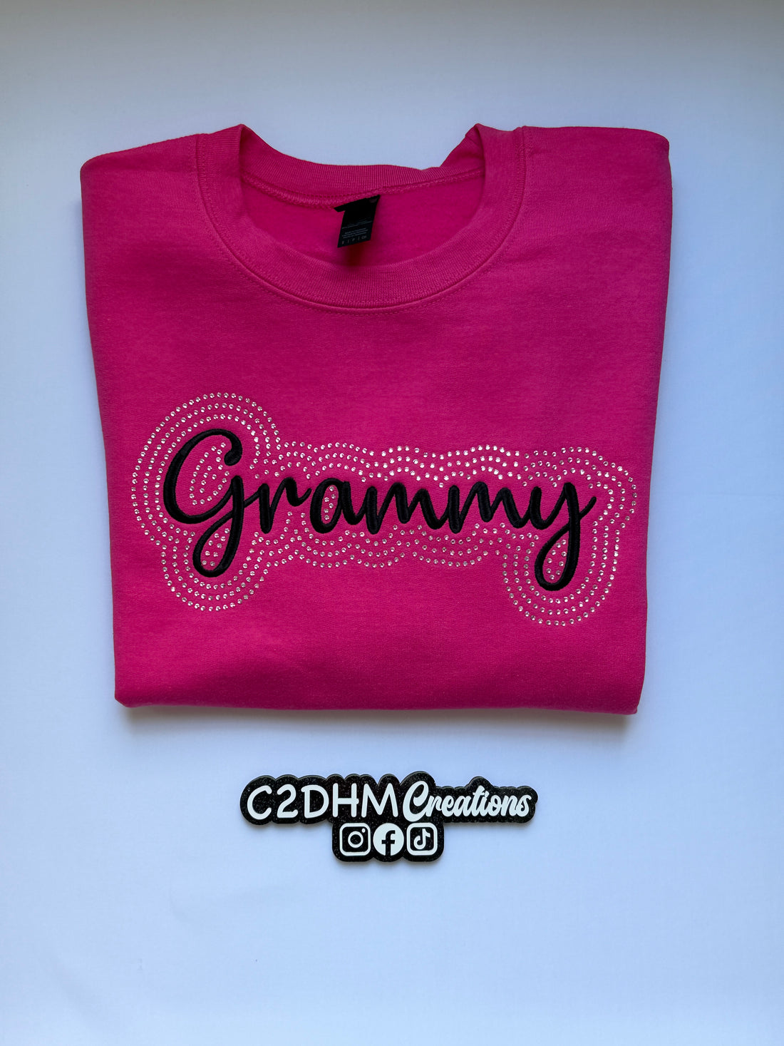 Grammy Bling Sweatshirt | Grandma Embroidered Sparkle Sweatshirt