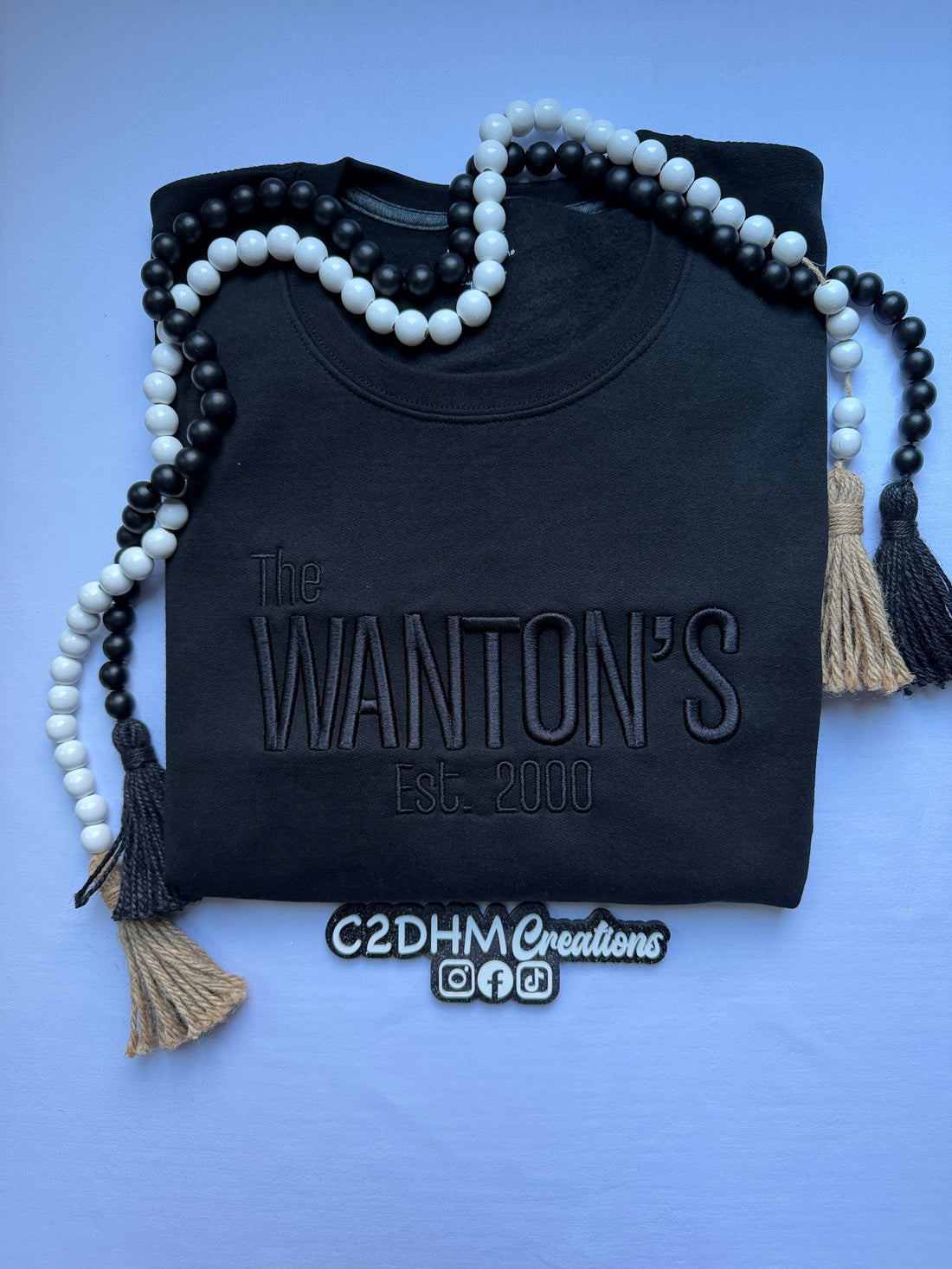 3D Puff Embroidered Sweatshirt - Customizable