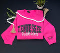 Custom Glitter Embroidered Hoodie w/Name on Sleeve