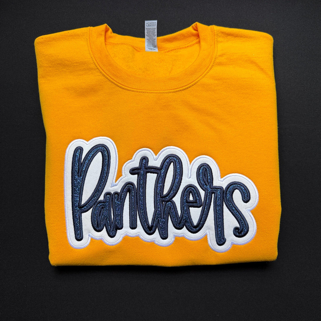 Custom Panthers Embroidered Sweatshirt