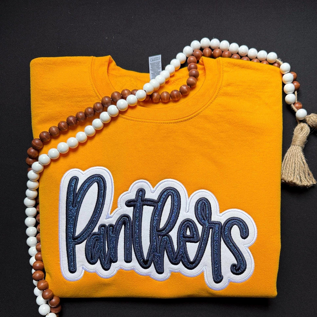 Custom Panthers Embroidered Sweatshirt