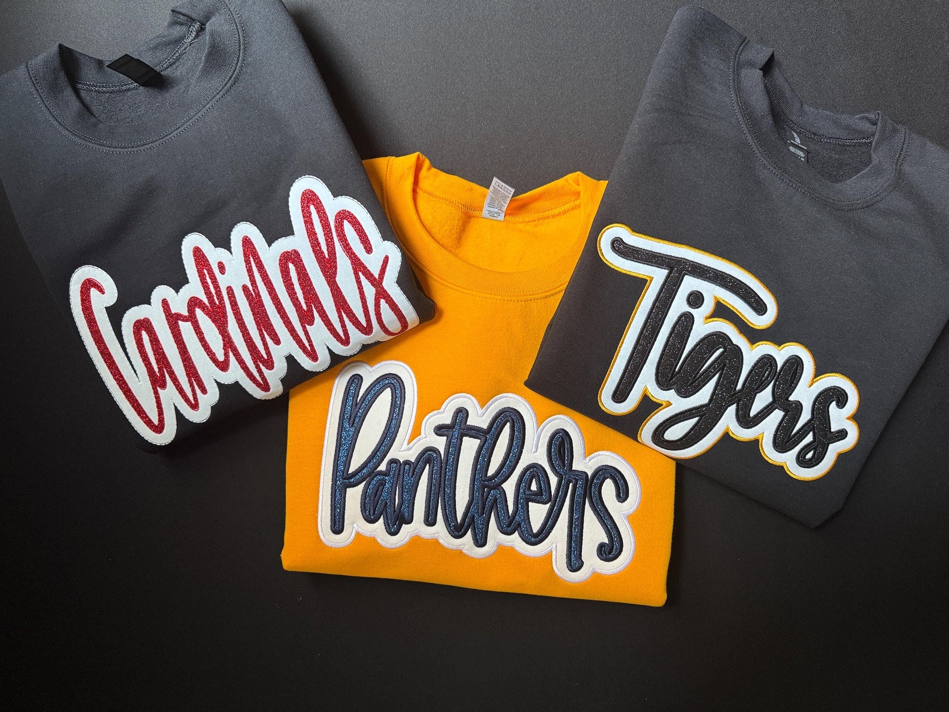 Custom Panthers Embroidered Sweatshirt