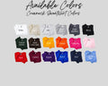 Custom Glitter Embroidered Volleyball Sweatshirt w/ Name and Number on Back