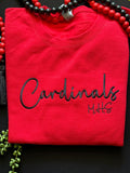 Elegant Script Embroidered Sweatshirt - Customizable