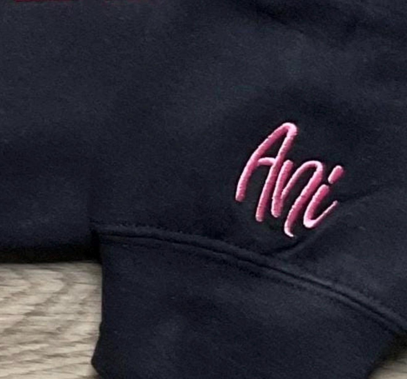 Name on Sleeve