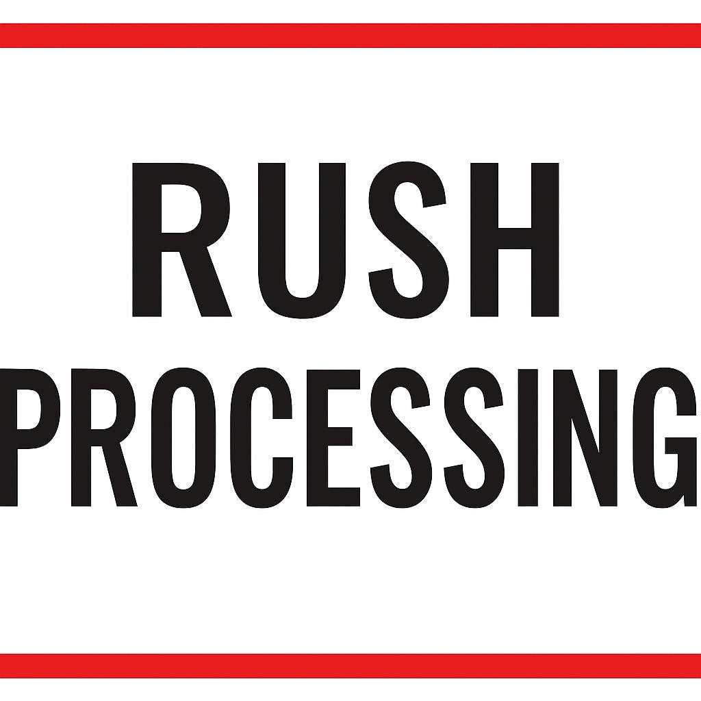 Rush Processing - 1 Item
